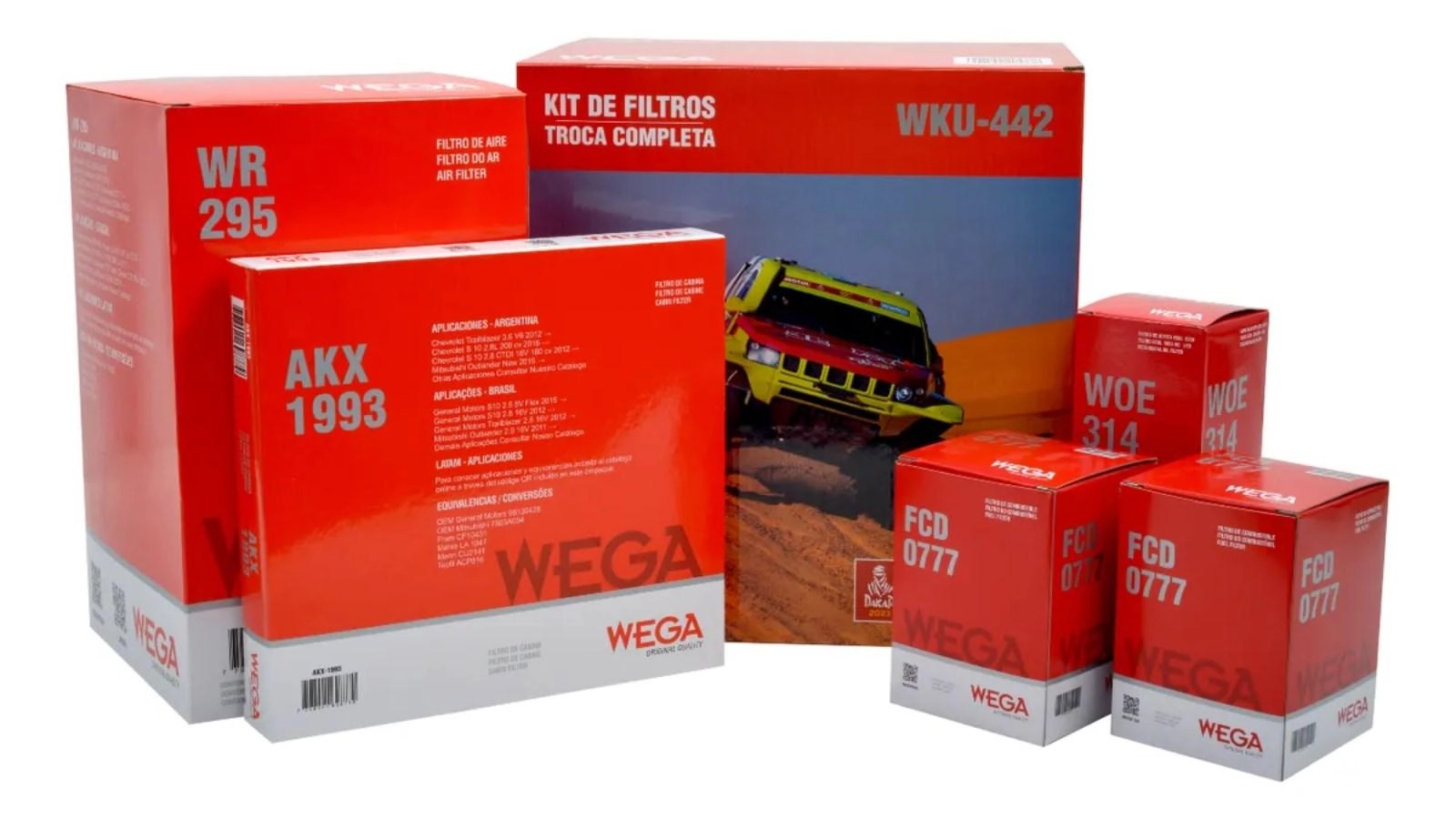 Kit de Filtros Troca Completa.